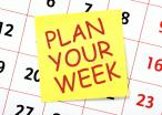 plan-your-week-advice-to-red-text-yellow-sticky-note-posted-page-calendar-as-reminder-56601106
